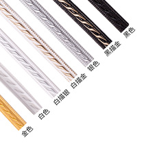 PVC soft line Integrated wallboard decorative edge line Ceiling flat corner wall wainscoting edge strip decorative line