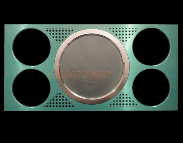 Integrated ceiling 300*600 four-lamp lamp warm Yuba Metal aluminum mask Panel LED lighting Frosted lampshade