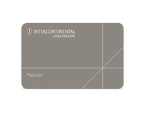 Intercontinental Platinum ambassador ambassador IHG Youyue Club Platinum Card Upgrade