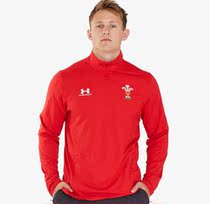 2 Color 2019-20 rugby Wales Under-Armour training half zip long sleeves UA