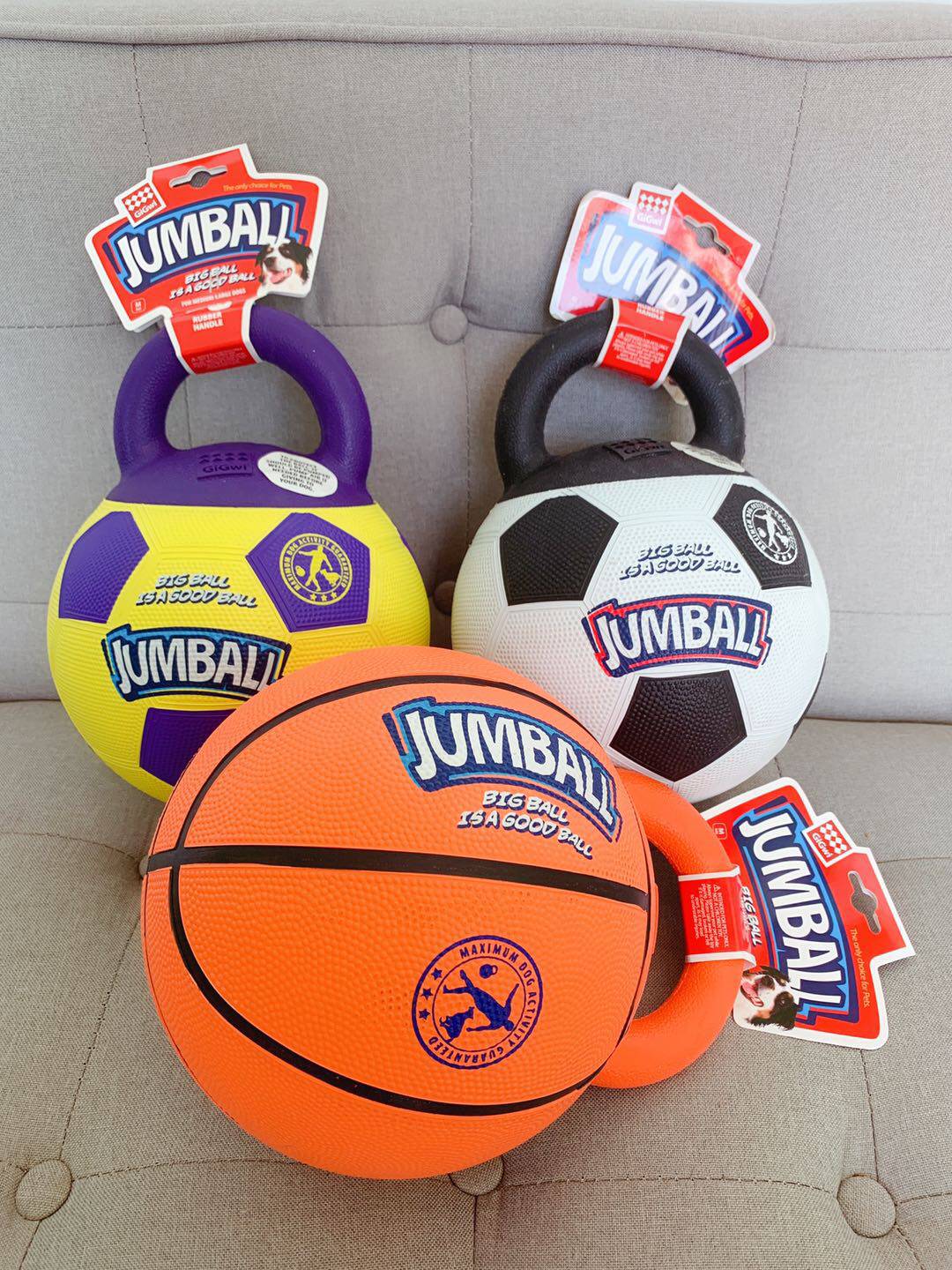 Sierra Pet Expensive for GIGWI Toys Ball Large Dog Interactive Football Tennis Gold wool side Shepherd Dog Toys