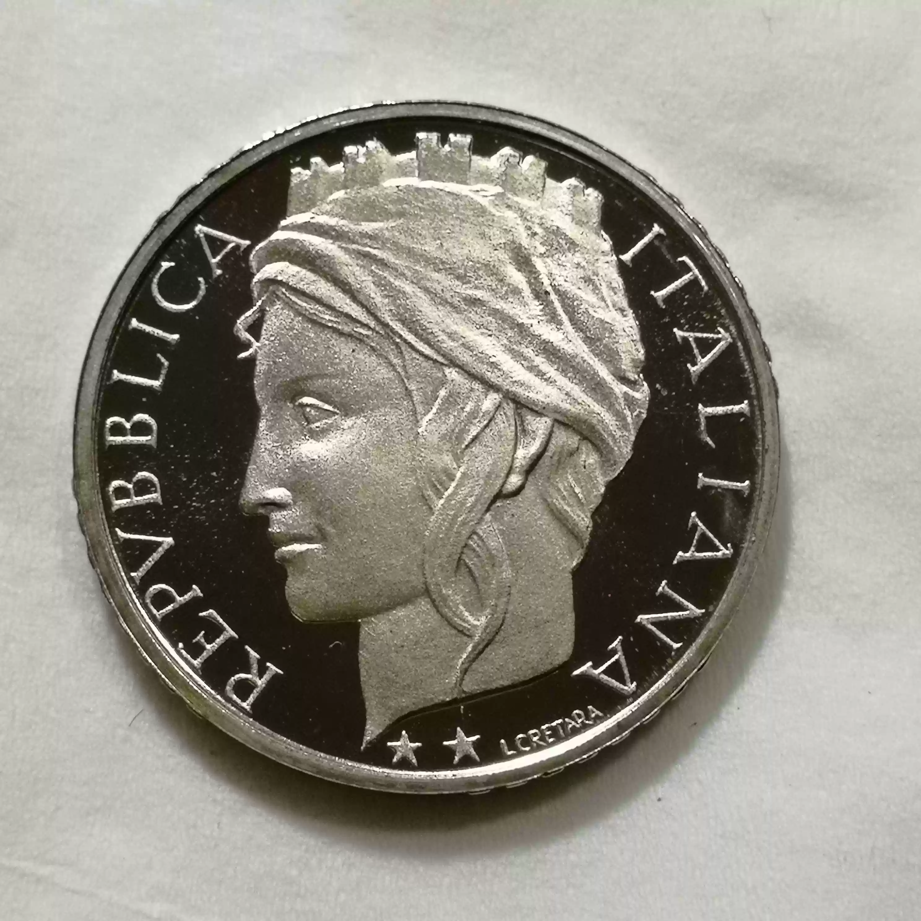 意大利硬币1995年100里拉精制镍币Y1120