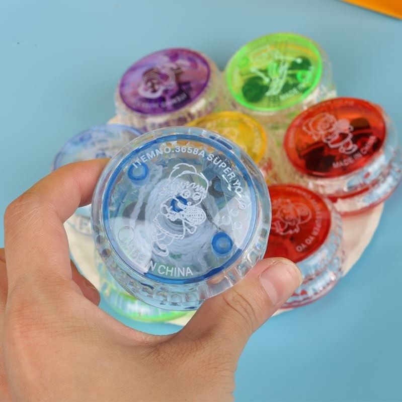 Glowing Yo-Yo Children's Kindergarten Learning Prizes Small Gifts Flashing Yo-Yo Ball Street Stall Toys Hot Sale