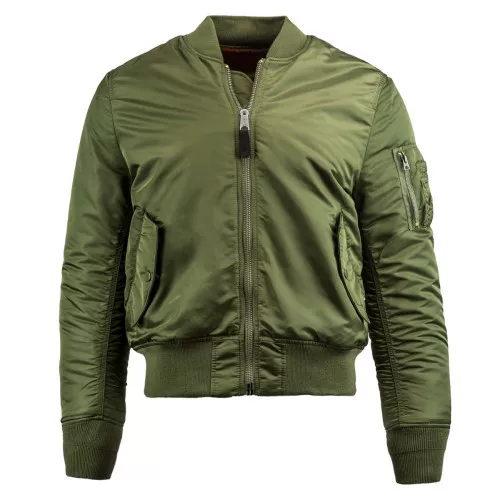 【Ohh】Готовый ассортимент ALPHA INDUSTRIES MA1 Альфа облегающий бомбер-летная куртка для мужчин и женщин