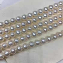 Ultra 5A freshwater non-nuclear pearl necklace comparable to Japanese water white metal color 7MM