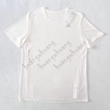 Adidas, легкая и тонкая дышащая светоотражающая спортивная футболка, для бега, короткий рукав