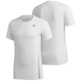 Adidas, легкая и тонкая дышащая светоотражающая спортивная футболка, для бега, короткий рукав