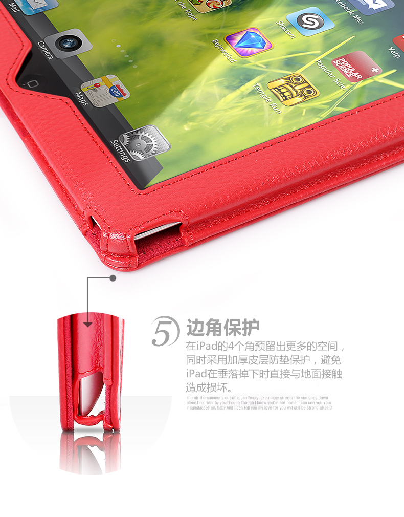 của Apple mới máy tính bảng ipad khí tay áo bảo vệ ban đầu 5 4 3 Mini2 vỏ bao da mỏng nhỏ 1 - Phụ kiện máy tính bảng ốp lưng ipad air