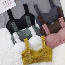 Spring dress Korean back lace sexy high elastic cute girl anti-light student bra bra bra bra bra bra underwear sling