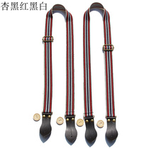 Tide overalls straps British style buttons suspenders straps adjustable elastic webbing strap clips