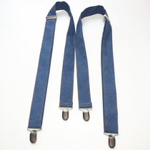 2017 New Arrival Blue Denim Fabric Denim Strap Unisex Sling Clip