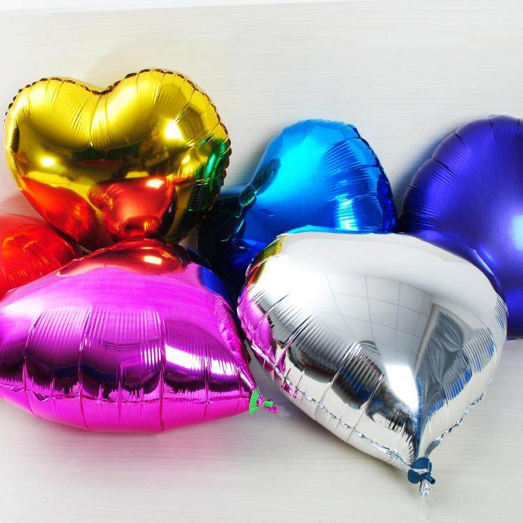 Aluminum Film Balloon Loving Aluminum Foil 18 Inch Heart-shaped Balloon Wedding Birthday Party Bar KTV Placement Decorative Balloons