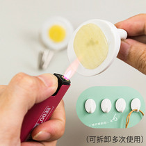 Japanese household wall-mounted non-perforated no-mark strong hook rough cement wall tile wood hot melt adhesive hook