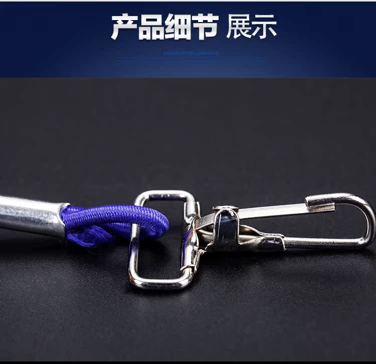 Câu cá bị mất dây thừng giữ dây đàn hồi ống lồng cá chống mất dây chống trơn trượt câu cá thiết bị câu cá thiết bị tiện ích can cau may