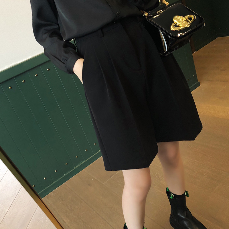 Sell out collection plus and other running slip for simple girls wear high waist Bermuda retro pants in four seasons