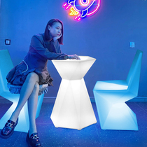 Outdoor Tea Light Bar Table & Chair Combined Outdoor Clean Bar Network Red Casual Restaurant Cocktail Discovery