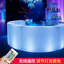 Outdoor glowing bar KTV Bar Clearing Outdoor Mobile Front Tavern Restaurant Restaurant Front Desk