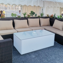 KTV light - emitting tea few dedicated Clean Bar Restaurant Card Outdoor courtyard open water - proof table