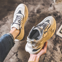 Mens shoes 2021 New Spring Breathable Korean version of Joker white shoes mesh Sports mens casual shoes mens trendy shoes