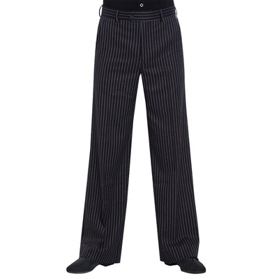 Dan Baoluo new striped dance pants Latin dance pants modern ballroom dance adult national standard slim men's dance pants