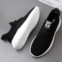 Mens shoes Summer breathable mesh noodles Deodorant 100 Hitch Running Casual Sneakers Light Soft-bottom Flying Shoes Man