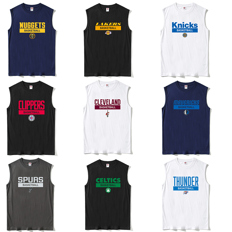 Lakers, Nuggets, Heat, Warriors American Basketball Training Sports Vest James Sleeveless Vest Breathable T-Shirt