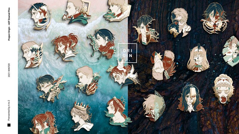 【Authorized Agent】【In Stock】Amuii |   Origin |   Giant Metal Painted Enamel Badge