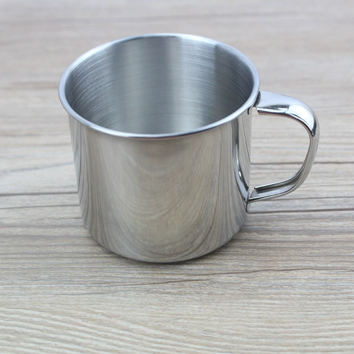 Детская металлическая чайная чашка из нержавеющей стали для детского сада