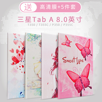 Suitable for Samsung Tab A 8 0 inch SM-T350 T355C protective cover tablet P355C leather case