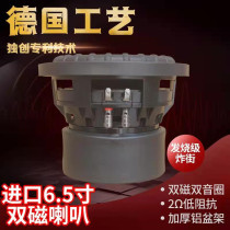 Imported 6 5 inch double magnetic super bass horn car audio car passive subwoofer dual voice coil subwoofer