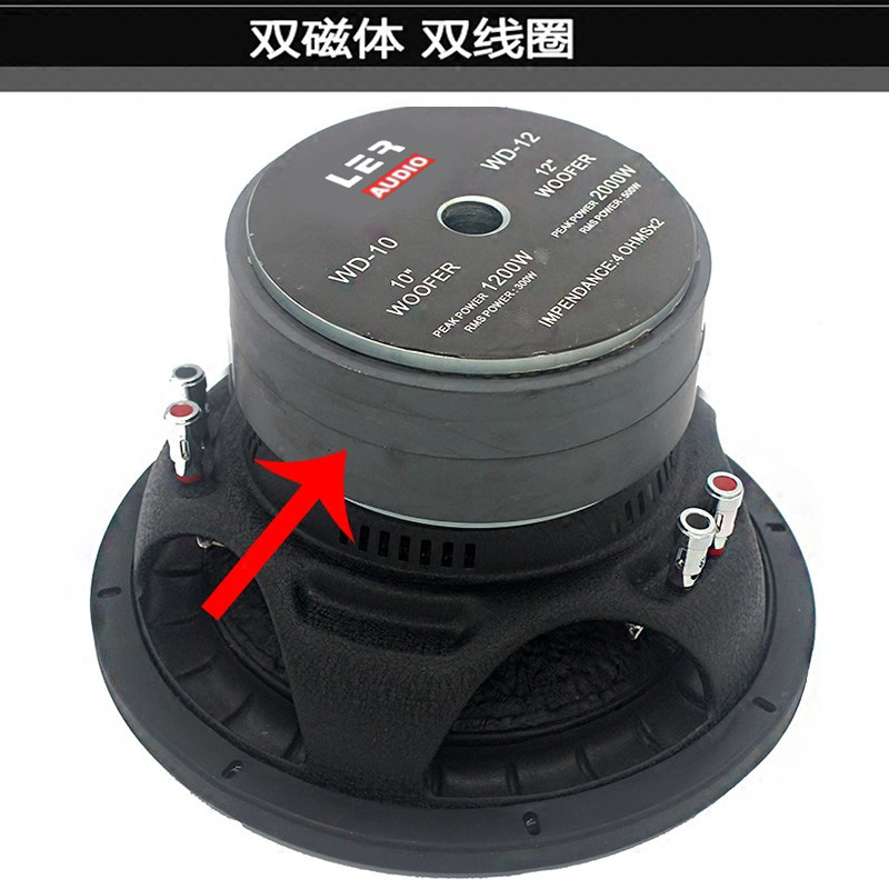 subwoofer 12 inch double coil