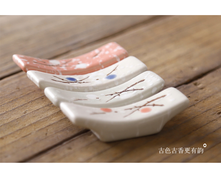 Cầu gốm Nhật Bản đũa đũa đũa đũa đũa nhà bếp hộ gia đình bộ đồ ăn khách sạn nhà hàng bộ đồ ăn - Đồ ăn tối bát ăn cơm đẹp
