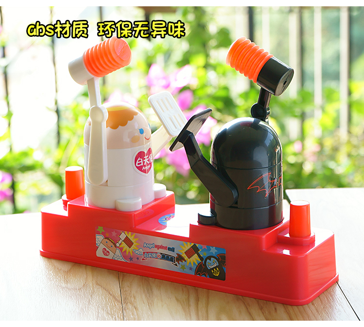 Trứng cút nhỏ Búa búa Búa gõ đầu đôi trò chơi tấn công và phòng thủ vui nhộn dành cho trẻ em - Trò chơi cờ vua / máy tính để bàn cho trẻ em bộ cờ vua kim loại