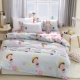 Phong cách Hàn Quốc nhỏ flamingo tươi bốn mảnh ký túc xá sinh viên Bắc Âu tấm chăn ba mảnh bìa 1,5