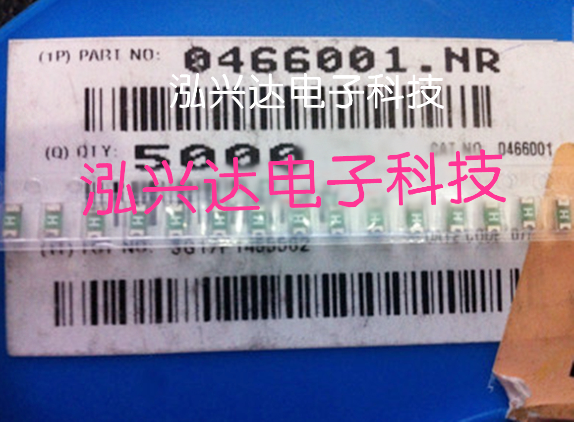 American Liter 0466001 NR Fast melt fast 1A 1A 63V 1206 patch fuse tube web version print: H