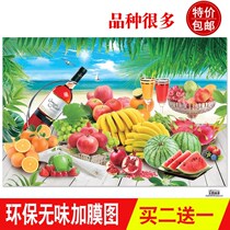 Decoration Decorative painting Poster wall mural Fruit shop living room sticker Vegetable shop restaurant wall painting paper painting style