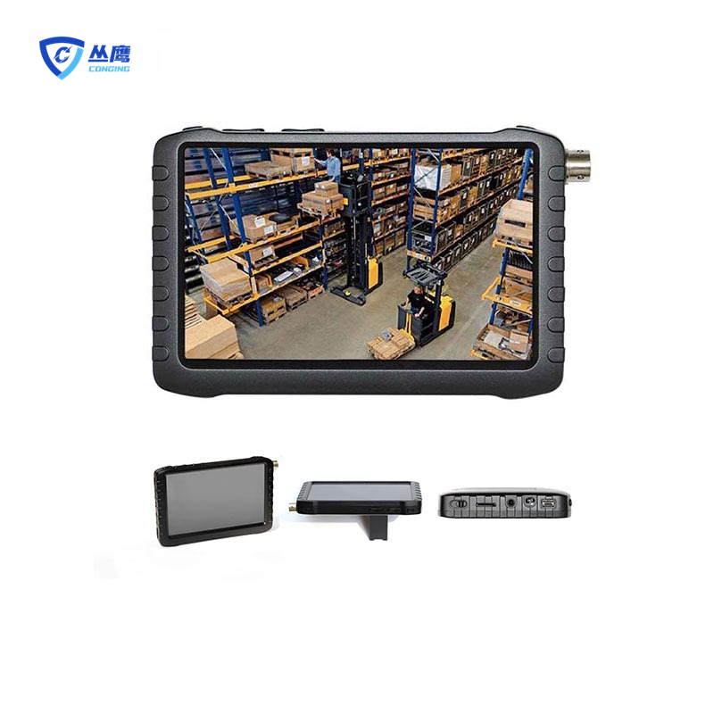 Surveillance video installation and testing engineering treasure video playback DVR screen AHDTCVIBS coaxial high-definition camera