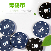  Chips play Mahjong game tokens Plastic chips brand Plastic coins Chip coins Size and face value