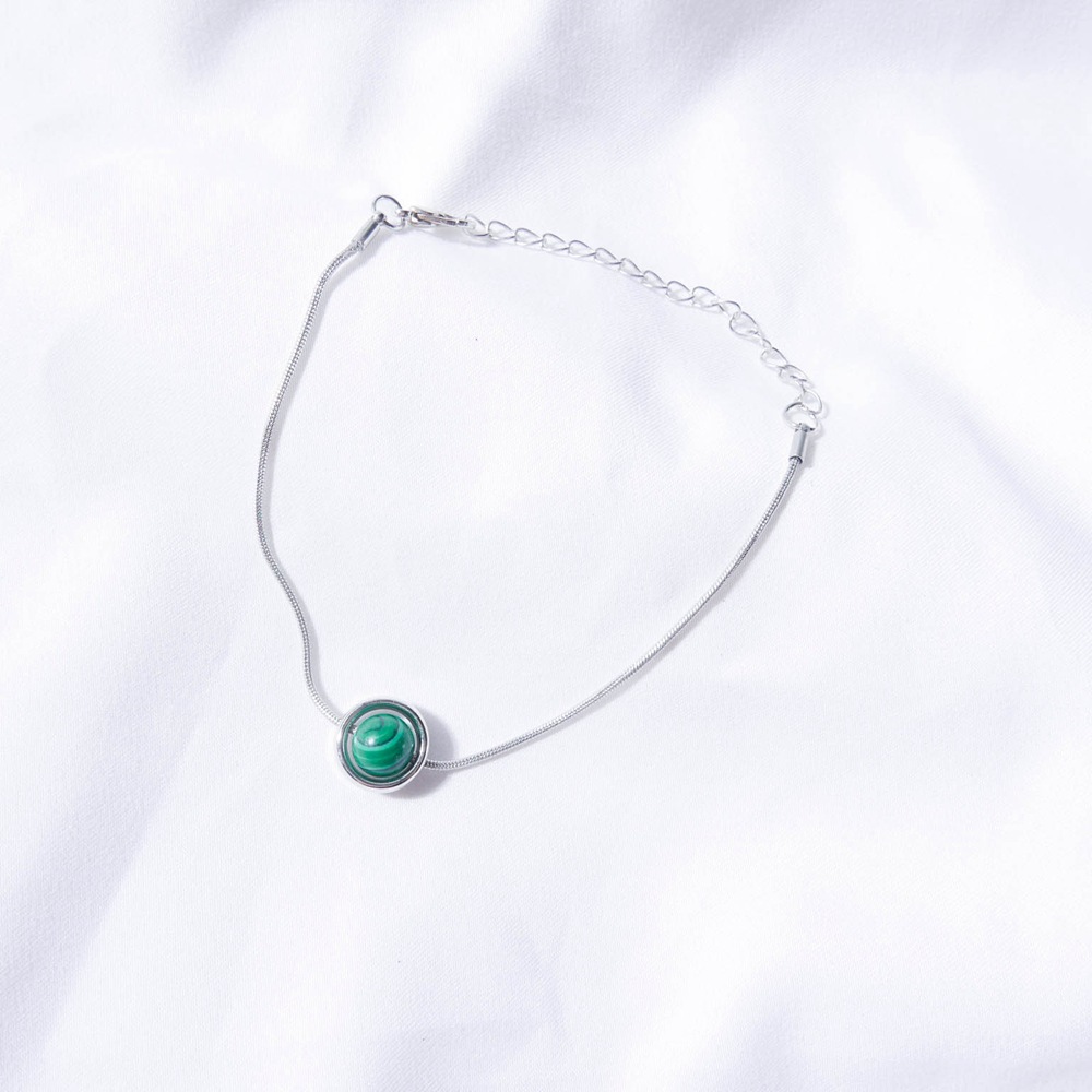 Phiên bản Hàn Quốc của thời trang nhỏ tươi nữ chuyển hạt vòng cổ Mới sáng tạo chuỗi xương đòn đá mã não gửi cho bạn gái vòng đeo tay - Vòng đeo tay Clasp vòng đôi