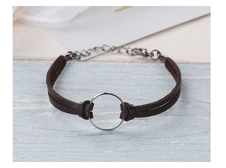 Sen Ring Bracelet Xu hướng Thời trang Nam và Nữ Vòng tay Trang sức Bạn gái sinh viên Dây đeo tay đơn giản Phụ kiện vòng đeo tay vòng tay đôi