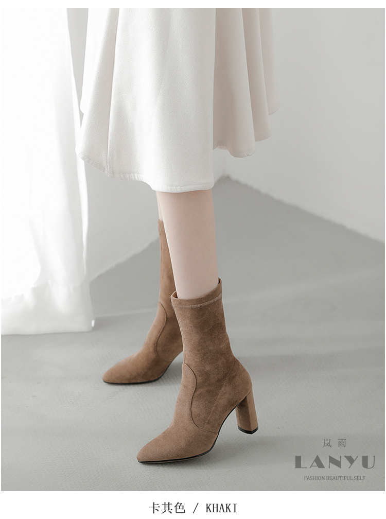 Bottes mi-saison femme en TPR  - Ref 3250269 Image 12