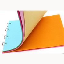 Handmade diy cardboard non-woven blank picture book making homemade template material bag with hole hand-painted kindergarten