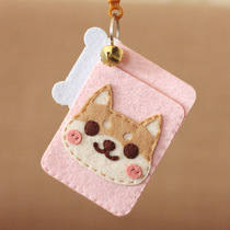 Non-woven handmade fabric diy material bag key chain card package coin wallet kindergarten Mothers Day without cutting