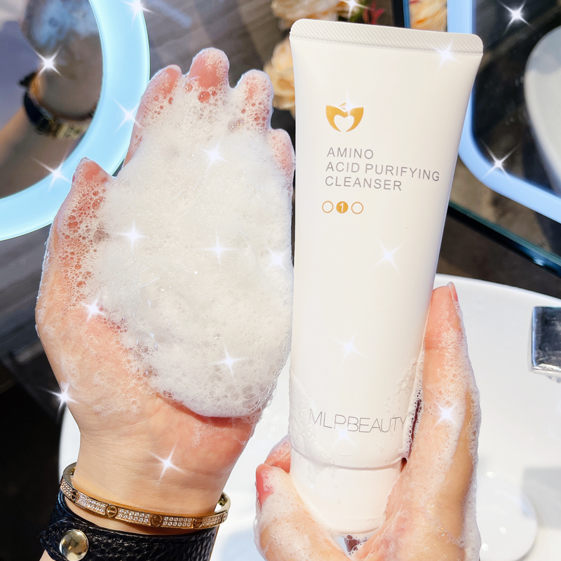 Small Red Book Recommended Amino Acid Wash Face Milk Wash Face Cream Deep Cleansing Gentle Acne Control Oil Moisturizing Men And Women