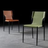 Ирнессон Лэнгто Сложим обеденный стул Домашний седло кожаный стул