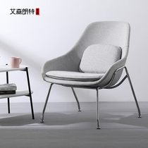 Eisenlante Single Sofa Chair Fabric Art Modern Simple Living Room Bedroom Balcony Lounge Chair Designer Leisure Single Chair