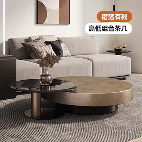 Eisenlande итальянский светлый роскошный журнальный столик круглый гостиная дома маленькая квартира из нержавеющей стали новый журнальный столик из закаленного стекла