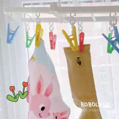 Japan mini folding hanger Baby small hanger Portable travel hanger Underwear socks