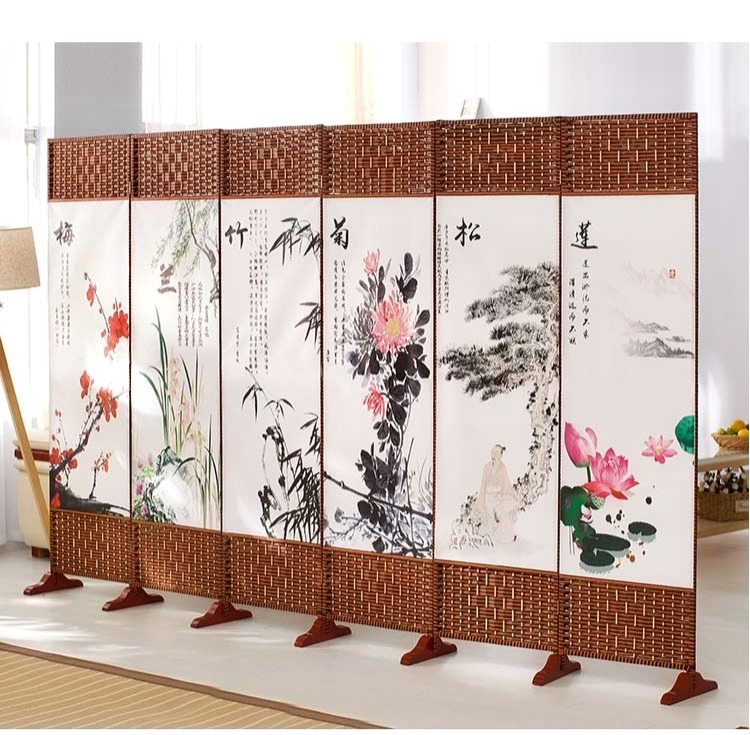 Màn hình gấp y tế phòng y tế phòng làm đẹp thẩm mỹ viện vách ngăn đẩy kéo màn hình Trung Quốc bán trong suốt sợi bức tranh rào cản gấp - Màn hình / Cửa sổ vach ngan cnc