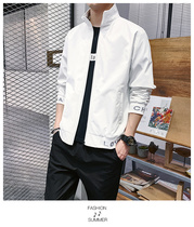 2021 spring and autumn new sweater suit mens trend with ruffian handsome jacket casual sportswear trend brand